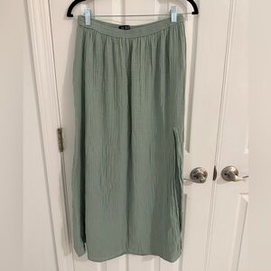 J. Crew Sage Green Skirt 100% cotton